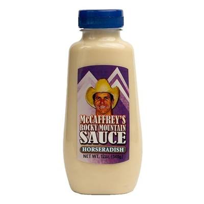 McCaffrey Horseradish Sauce, Condiment for Roast Beef & Grilling, 12oz | Clean Ingredients, Gluten Free, Smooth, Zesty Horseradish with Bold Heat, Classic Condiment for Sandwiches, Seafood & Cooking