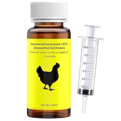 lvermect for Chickens, Chickens forDewormex, Suitable for Chickens, Ducks, and Geese, 30mL