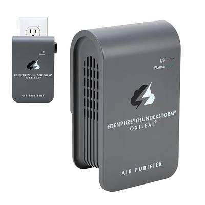 EdenPURE Thunderstorm III Air Purifier – Small Plug-In Ozone Generator & Ionizer – Eliminates Odors, Pet Smells, Smoke, Mold – Filter-Free Portable Cleaner for Home, Travel, Car, Office Use | Filter Free, Eliminates Mold, Smoke, Cooking & Pet Odors - USB Powered Portable Cleaner for Home, Bedroom, C