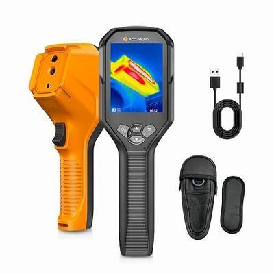 GT27D Dual-Spectrum Thermal Camera with 640x480 UIRA-IR Resolution | 2MP Visual Cam Thermal Imaging Camera, AI Scene Detection, -4°F-1202°F, 25Hz, <40 mK, Wi-Fi Transfer, HVAC & Electrical, Case