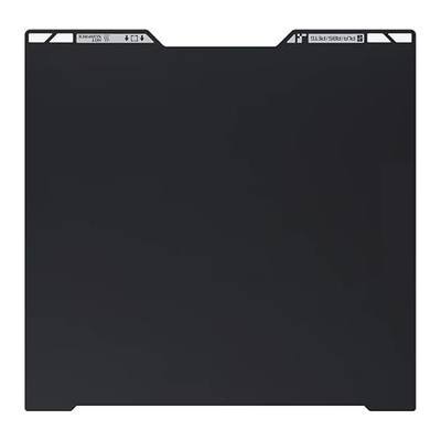 3D Printer H2C/A2L Build Plate Double Sided PEI Textured Sheet, 335x346.5mm Heat Bed Flexible Removable Spring Steel Heated 3D Printing Bed Platform Mat for Bambu Lab H2C A2L Black