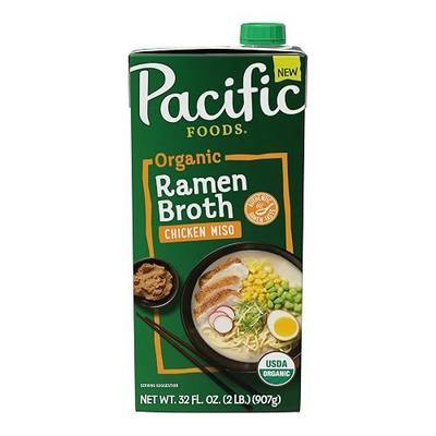 Pacific Foods Broth Ramen Chicken Miso Organic, 32 Ounce