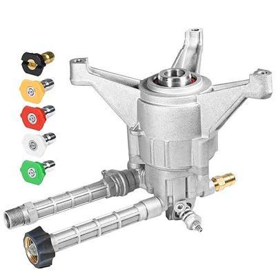 TOOLCY 7/8" Shaft Vertical Pressure Washer Pump, Front Inlet/Outlet | 2500 PSI 2.5 GPM, Replacement Pump Kit with Nozzles & Hardware, Fits 180-196cc Gas Power Washer