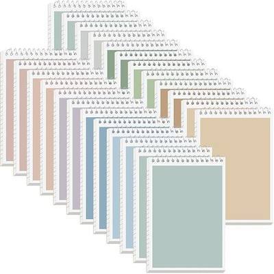24 Pack Steno Pads 6 x 9 in Spiral Top Notebook Bulk 12 Retro Color Note Pad 60 Sheets Gregg Rule Writing Paper Steno Notebooks for Students Teachers Men Women Professionals Office School Recording