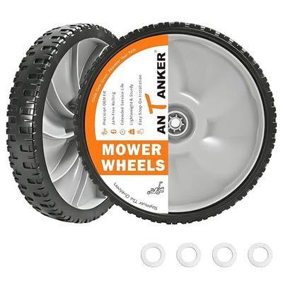 11 Inch Lawn Mower Rear Wheel Replacement, Fits Arnold 490-325-0023, Universal Plastic Wheel for MTD, Craftsman, Toro & More