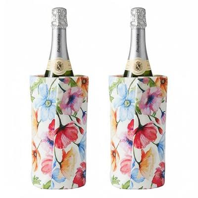 Wine Bottle Cooler Sleeve, Insulated Wine Chiller Sleeve 2-Pack Reusable Drink Chiller for White Wine, Champagne, Water Bottles & More
