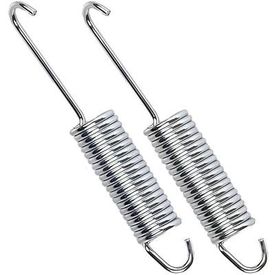 2 Pack 4-1/2 Inch Stainless Steel Recliner Chair Replacement Springs Parts | Heavy Duty Sofa Mechanism Tension Spring with Long Neck Hook Style for Bed Folding Couch Trampolines RV Furniture Repair