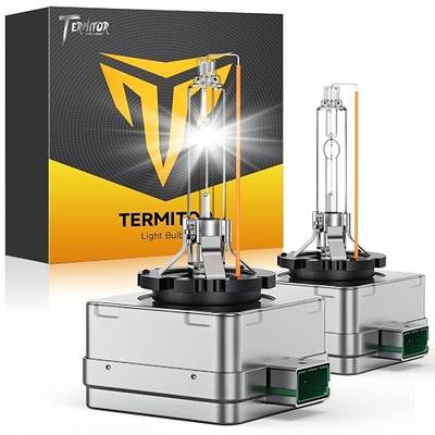 Termitor D3S Xenon HID Bulbs, 6000K Cool White, 35W 66340 42403 42302 (42403C1) Replace HID Xenon Bulbs, (Not fit Halogen Assembly), Pack of 2