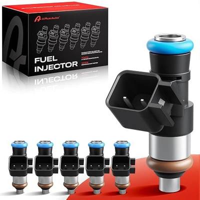Fuel Injectors Set of 6, 0280158191 Compatible with Ford Edge F150 Explorer Flex Mustang Taurus Transit-150/250/350, Lincoln Continental MKS MKT MKX MKZ-v6 3.5L 3.7L DOHC/PFI NA, 4 Holes