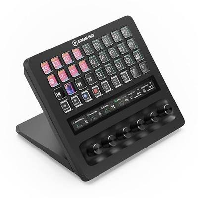 Elgato Stream Deck + XL Control Platform, Dials, Touch Strip | 36 customizable macro keys, Six multifunction dials, Touch strip display, Hundreds of integrations, USB-C for PC and Mac