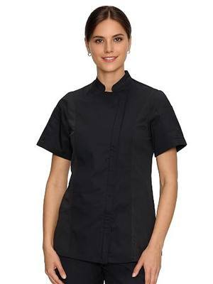 Chef Coat for Women Short Sleeve Chef Jacket Uniform for Kitchen Restaurant | Breathable Fabric, Easy Care, Stain-Resistant, Culinary, Double-Breasted, Professional Kitchen Wear