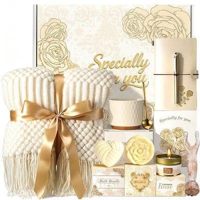 Birthday Gifts for Women Self Care Gift Set for Mom Her Best Friend - Get Well Soon Sympathy Gift basket for Women, Thinking of You Relaxation Gift Appreciation Thank You Spa Gifts Basket for Women