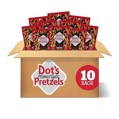 Dot's Homestyle Pretzels Original Seasoned Pretzel Twist Snack, 3.3oz Individually Sized Bag (10 Count)