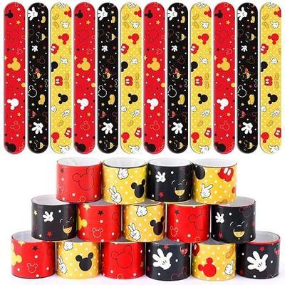 Cartoon Animation Slap Wristband, 24 Pack - Birthday Party Favors | Cartoon Theme Bracelets for Treasure Box Goodie Bag Stuffers, Kids Classroom Rewards, Party Prize Gifts