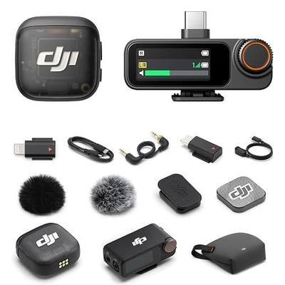 DJI Mic 3 Bundle (1 TX + 1 RX), Wireless Microphone for iPhone/Android/Camera, 32-bit Float Internal Recording, Dual Band Anti-Interference, 28h Use, Available for Lightning Device