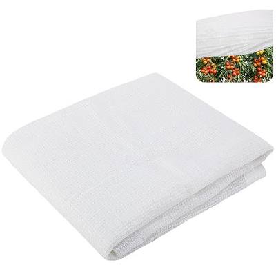 6.6 x 3.3 Ft Plant Sun Shade Cloth, 60% White Plant Sun Protection Net with Reinforced Grommets, Garden Sunshade Cover Cloth for Protecting Plants from Direct Sunlight