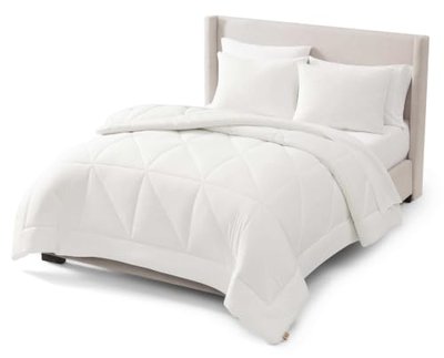 UGG Corey King Comforter Set, Soft Down Alternative Bedding, 3-Piece, Gray