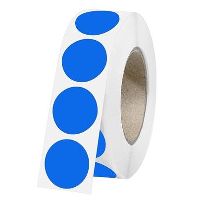 1500 PCS Blue Dot Stickers 3/4" Circle Round Color Coding Labels | Suitable for color coding/crafts/covering point, strong adhesion, recommended for writing with oil-based markers