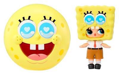LOL Surprise Loves Spongebob Squarepants Tots – On-the-Go Play, 7 Total Surprises – Collect All 6!