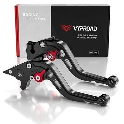 Black Motorcycle Brake Clutch Levers Adjustable Short Compatible for Ninja 250R 08-14, Ninja 300 13-28, Ninja 400 R 18-24, Z400 19-23