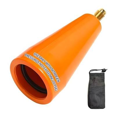 Nitrogen Purge Boot Tool for HVAC Brazing Hands-Free | Hands-free nitrogen purge adapter fits 3/8"-1-1/8" ACR tubing with multi-size seals to reduce oxidation during brazing