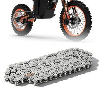 Heavy Duty Dirt Bike Chain for Tuttio Soleil 01, Carbon Steel Electric Bike Chain for Tutti E Bike, Tutto Upgrade Ebike Replacement Parts Accessories