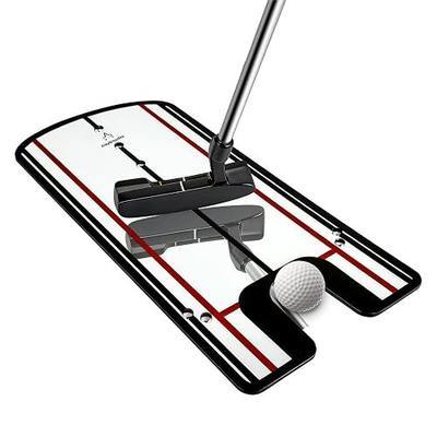 Putting Mirror Alignment Training Aid – Golf Putting Practice Tool for Improved Accuracy & Consistency Indoor Outdoor
