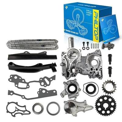 PHILTOP Timing Chain Kit for 1992-1995 Toyota Pickup 2.4L, OE # 18-342 | Fit for 1985-1991 Toyota Pickup 2.4L, 1986-1988 Toyota 4Runner 2.4L_Naturally Aspirated, 1985 Toyota 4Runner