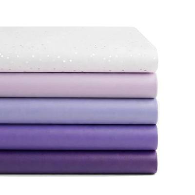 UNIQOOO 500 Sheets Purple Tissue Paper, 5 Colors Tissue Paper for Gift Bags Gift Wrap Supplies Bulk for Crafts Party Decorations Art Projects, 20x14 Inch