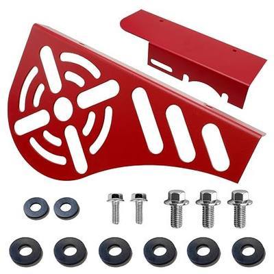 Upgraded Aluminum Mini Bike Clutch Cover Chain Guard Easy Disassembly&Lightweight for Predator 212cc 196cc Clone Engines for Coleman CT200U CT200U-EX CT100 BT200X (Red)