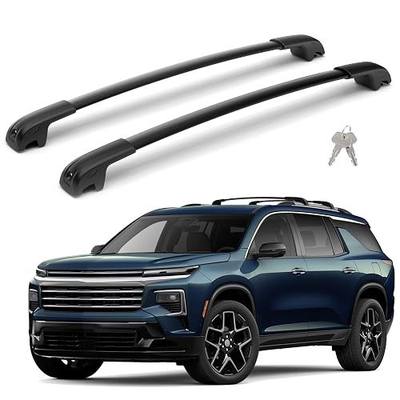 300Lbs Lockable Roof Rack Crossbars Compatible with Chevy Traverse 2022-2026, Heavy Duty Aluminum Cross Bar Fit Luggage Luggage Kayaks Bicycles Snowboard