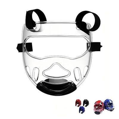 Clear Face Guard, Face Shield Portable Detachable Taekwondo Protection for Sports Karate Martial Arts Face Shield Nose Protector for Sports