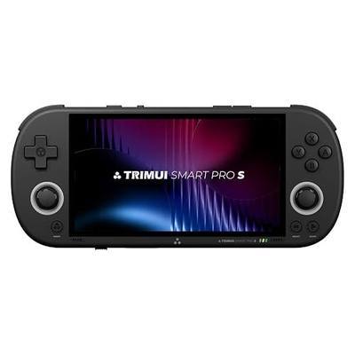 Trimui Smart Pro-S 4.96″ Retro Handheld Game Console, Allwinner A523 Octa-Core 2.0GHz, Mali-G57, Active Cooling, L3/R3, Linux, 8GB + microSD (BLACK-256GB)