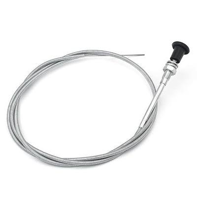237 Rotary Universal Choke Cable 63″ Inner 60″ Conduit 2-3/4″ Travel | Push Pull Control Cable with Outer Shealth for Mowers, Tractors and Utility Equipment