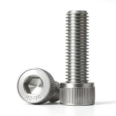 M3 x 8mm (50 Pack) Socket Head Cap Screws Bolts, 304 Stainless Steel 18-8, Allen Socket Drive, Full Thread, Bright Finish, with Hex Spanner