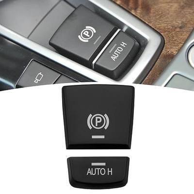 Black Parking Brake Switches for BMW 5 6 7 X3 X4 X5 X6 Series | Black Electronic Parking Brake Handbrake Switch Cover For BMW 5 6 7 X3 X4 X5 X6 F10 F07 F25 F26 F11 F06 F15 F16 Accessories