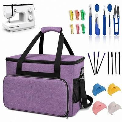 26 PCS Sewing Machine Case Set, Includes Portable Sewing Machine Bag, Suture Remover Kit, Threaders, Cleaning Brushes & Multifunctional Sewing Tool, Suitable for Standard-Sized Sewing Machines