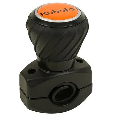 Generic KuI3ota Deluxe Wheel Spinner, Spinner Knob - Universal Steering Wheel, Trucks, Tractors, Mowers, Forklifts, Accessory Knob Universal Fit for Car (Black), Standard
