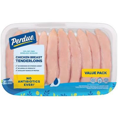 PERDUE Fresh Boneless Skinless Chicken Breast Tenderloins, Value Pack, Weight Varies