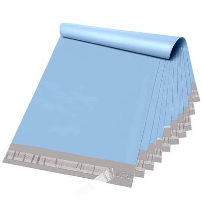 Metronic Poly Mailers 10x13 50 Pack, Self Seal Shipping Bags for Clothes | Waterproof Tear-resistant Mailing Envelopes, Thick Packaging Bags for Clothing, Boutiques, Small Business, Haze Blue.