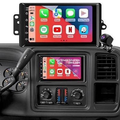 Android Radio for Chevrolet Chevy Silverado 2003-2006 Tahoe SSR, GMC Sierra 1500/2500/3500 2003-2006 Suburban, 7 Inch Touch Screen Car Stereo CarPlay Android Auto Backup Camera Bluetooth 5GWiFi FM SWC