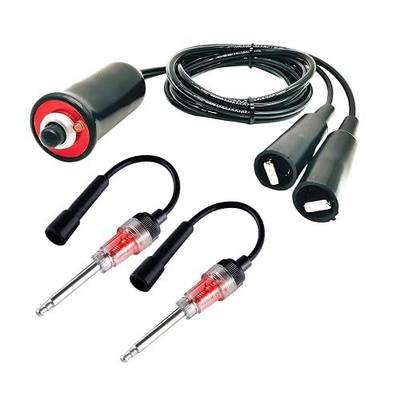VCC 2-in-1 Engine Remote Starter Switch & Ignition Spark Tester Kit - Heavy Duty Remote Start Tool with Spark Plug Diagnostic Checker for Automotive Car Truck Motorcycle Lawn Mower Engine Repair