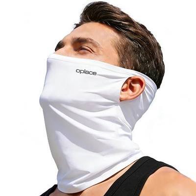 Motorcycle Neck Gaiter Scarf Bandana with Ear Holes, UV Protection Breathable Mesh, Windproof Face Cover for Men/Women