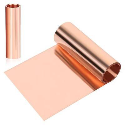 Thin Copper Sheet Foil Roll for Craft, DIY & Metalwork, 0.001''x4''x79'' | Copper Sheet Roll, Size 0.03MM x 0.1M x 2M, No Scratches, Sealed Packaging