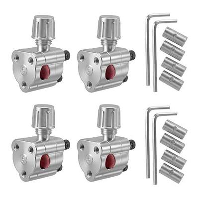 4 Pack BPV31 Bullet Piercing Valve, Fridge Freezer AC Refrigerant Charging | Refrigeration Line Tap Valve for 1/4" 5/16" Tubing, Heavy-duty Alloy Valve Body, High-hardness Puncture Needle