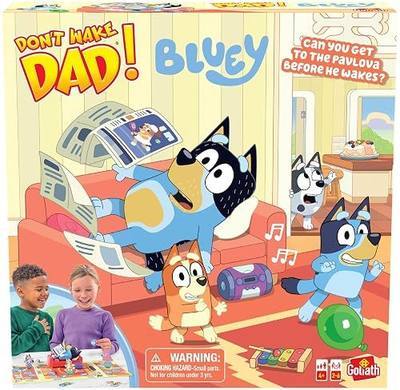 Goliath Don't Wake Dad! Bluey | Kids Preschool Board Game | No Batteries Required | Simple Rules | Gift Idea for Boys and Girls | 2-6 Players, Ages 4+