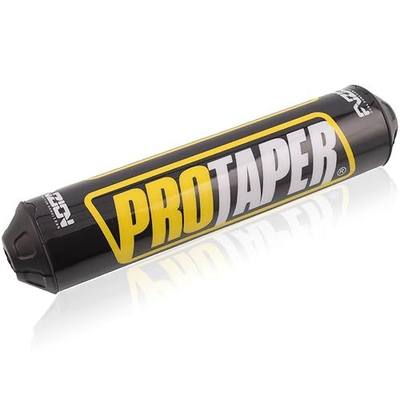 Motorcycle Handlebar Pad Universal Powerspor Long Round Chest Sponge Pad for ATVs Dirt Pit Bike Compatible with Motorcross UTV (Black Yellow)