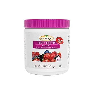 Mrs. Wages Home Jell Fruit Pectin, Value Size 12.25 oz Jar | Consistent pectin for perfect jam and jelly sets—easy to use with reliable results and vibrant fruit flavor every time