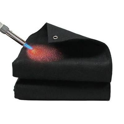 4' x 6' Welding Blanket Fireproof, Heavy Duty Heat Shield Mat for Workshop | 1800°F Flame Retardant Heavy Duty Fabric, Spark Slag Barrier, Workshop Garage, Grill Smoker, Fire Pit, Reusable