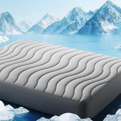 EASELAND Cooling Mattress Pad Queen Size for Hot Sleepers Pillow Top Cover | Light Grey 60x80 Inches Ultra Soft Mattress Protector Cover Quilted Fitted 8-21" Deep Pocket Breathable